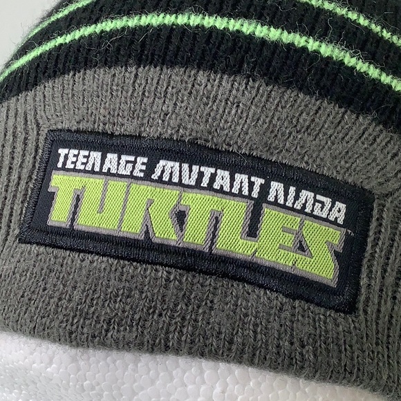 Nickelodeon Teenage Mutant Ninja Turtles Knit Beanie Hat size OSFM EUC - Picture 2 of 11